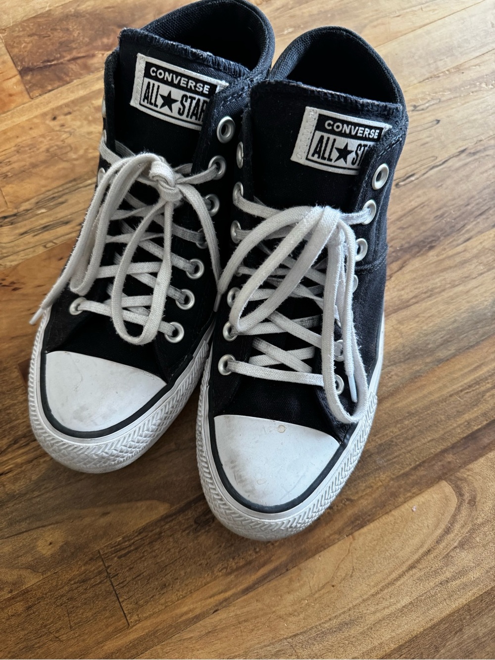 Converse Black & White Kids High-Top Sneakers